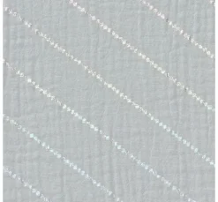 Krinkel-Musselin Baumwoll-Stoff mit Hot-Foil Effekt 