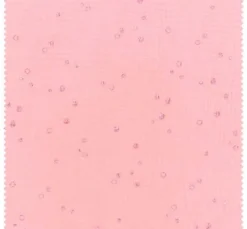 Krinkel-Musselin Baumwoll-Stoff mit Metallic-Effekt "Wild Dots-Lachsrosa"