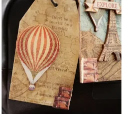 Lasercut-Motive"Around the World"