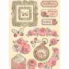 Lasercut-Motive "Shabby Rose"