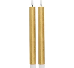 LED-Echtwachskerze mit Timer 6/18 Std.