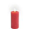 LED-Echtwachskerze "10 x 5 cm", mit Timer 6/18 Std.