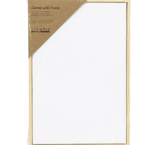 Leinwand mit Rahmen, 15,8 x 23,8 cm