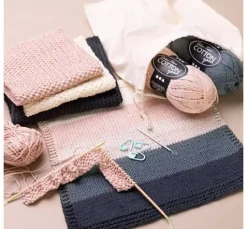 Lernset Stricken "Waschlappen"