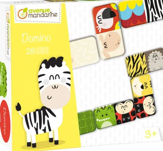 Lernspiel Domino "Tiere und Texturen"