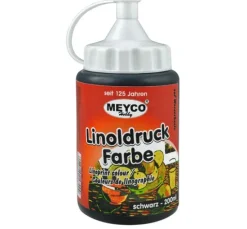 Linoldruckfarbe, schwarz