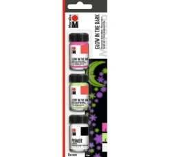 Marabu GLOW IN THE DARK-Set 