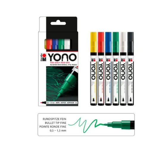 Marabu YONO Marker-Set "BASIC 1,5"