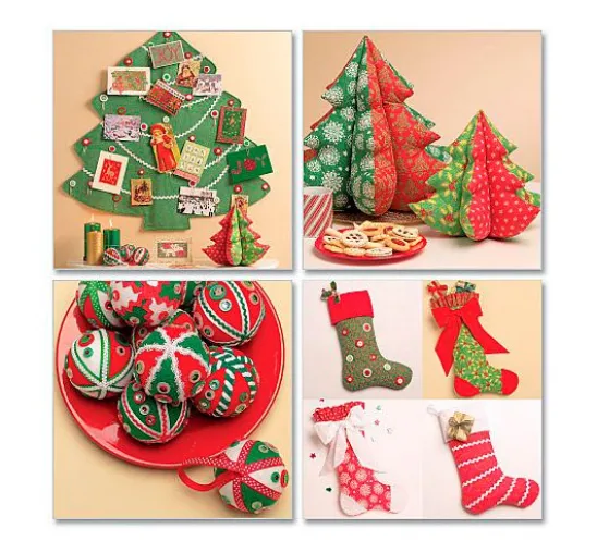 McCalls Schnittmuster M5778 "Weihnachtsdekoration"
