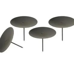 Metall-Kerzenhalter, Ø 6 cm