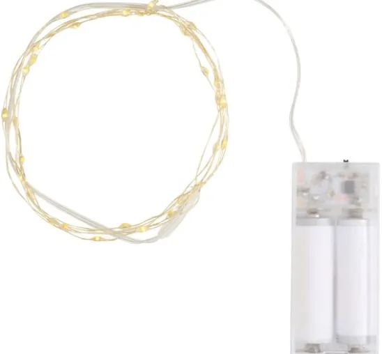 Micro-LED-Lichterkette "Blinkend" mit Timer 6/18 Std., 30 LEDs