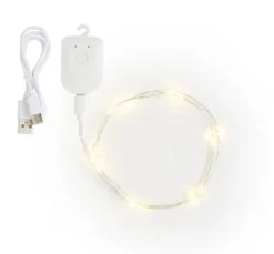 Micro-LED-Lichterkette, wiederaufladbar, 20 LEDs