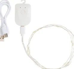 Micro-LED-Lichterkette, wiederaufladbar, 20 LEDs