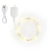 Micro-LED-Lichterkette, wiederaufladbar, 40 LEDs