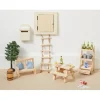 Miniatur Dachluke und Strickleiter