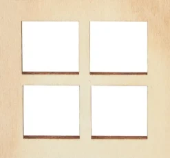 Miniatur Fenster quadratisch "schmale Tiefe"