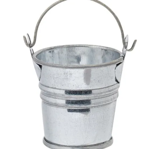 Miniatur Metall-Eimer