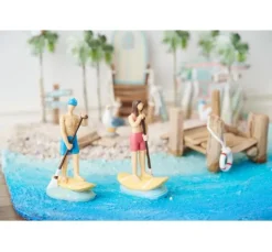 Miniatur Standup-Paddlerin