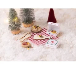 Mini Bastelset Wichteltür "Pizza"