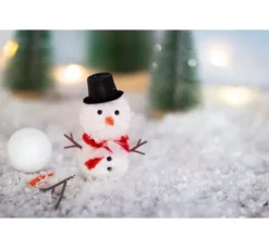 Mini Bastelset Wichteltür "Schneemann"