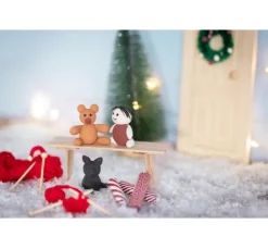 Mini Bastelset Wichteltür "Weihnachtsgeschenke"