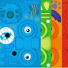 Minilichter-Set "Monster"