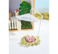 Mini-Sonnenschirm, weiß