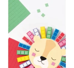 Moosgummi-Mosaik, selbstklebend