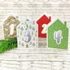 Motiv-Fotokarton "Weihnachtsbäume"