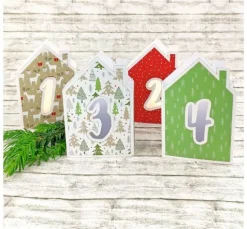 Motiv-Fotokarton "Weihnachtsbäume"