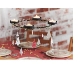Motiv-Fotokarton "Weihnachtsbäume"
