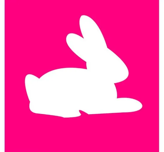 Motivlocher "Hase", 23 x 20 mm