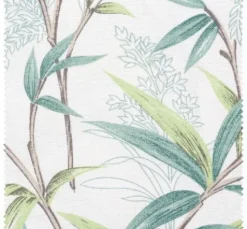 Motiv-Stoff Leinenoptik "Bambu"