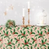 Motiv-Stoff Leinenoptik "Ilex"
