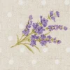 Motiv-Stoff Leinenoptik "Provence"