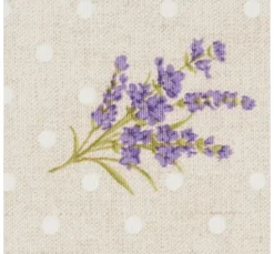 Motiv-Stoff Leinenoptik "Provence"