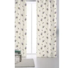 Motiv-Stoff Leinenoptik 