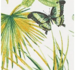 Motiv-Stoff Leinenoptik "Tropic Varia"