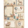 Motiv-Strohseide "Baby - Cards"