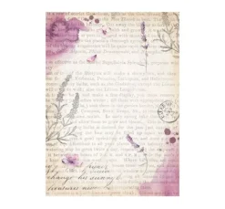 Motiv-Strohseide Backgrounds "Lavender"