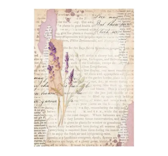 Motiv-Strohseide Backgrounds "Lavender"