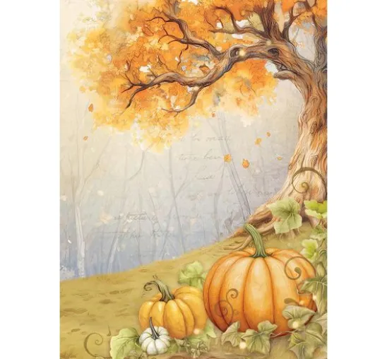 Motiv-Strohseide Backgrounds "Whispering Woods"