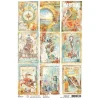 Motiv-Strohseide "Coral Reef - Mini Cards"