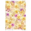 Motiv-Strohseide "Ethereal - Blumen und Rosetten"