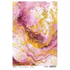 Motiv-Strohseide "Ethereal - Shades of Pink"