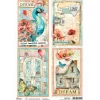 Motiv-Strohseide "Majestic Dreams Cards"