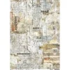 Motiv-Strohseide "Memories on Paper"