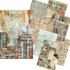 Motiv-Strohseiden Sortiment "Book Lovers"