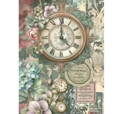 Motiv-Strohseiden Sortiment "Gardens of Time", 8er-Set