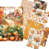 Motiv-Strohseiden Sortiment "Hallo Herbst", 8er-Set